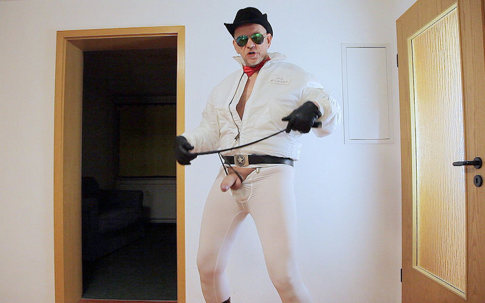 GERMANE_XL: White Lycra Cowboy 1 (pancutan mani)
