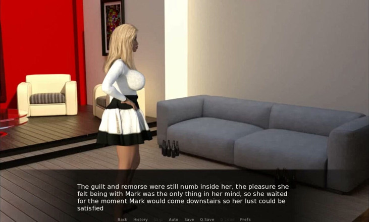 Dirty GamesXxX: Спокуса Анжеліки: зрадлива дружина, запліднена величезним великим чорним членом, 21 серія