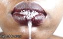 Chy Latte Smut: ASMR wet mouth experience lipstick fetish spit fetish
