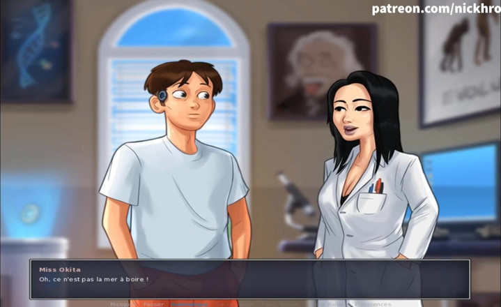 Cartoon Universal: Summertime saga part 161 - vr sex ( French sub )