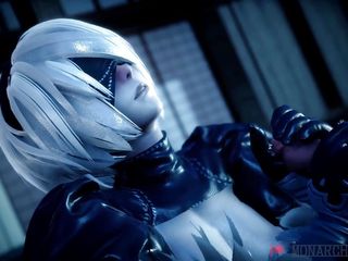 The fox 3D: Nier automata yorha 2b і великий член від monarchnsfw анімація зі звуком 3d хентай порно sfm