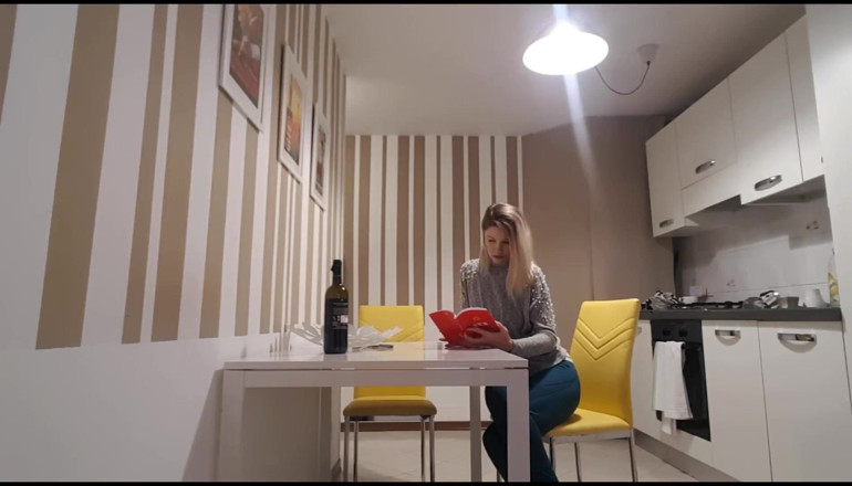 Erotic Tanya: Cute Blonde Reading and Farting Hard