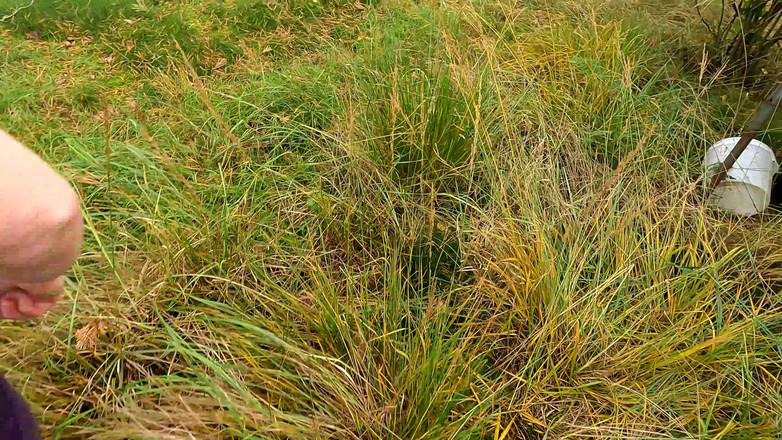 Bouncy Tits Action: Bersandar di tangga dan aku akan mengalahkan payudaramu