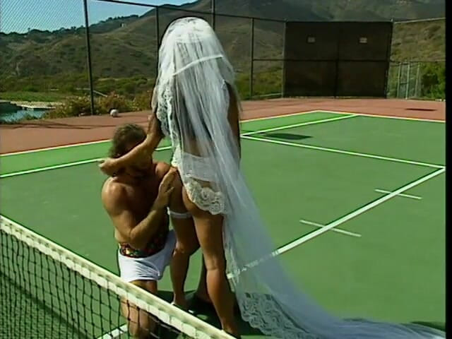 Asian Club: Stunning young big tit bride is licked by tennis coach...