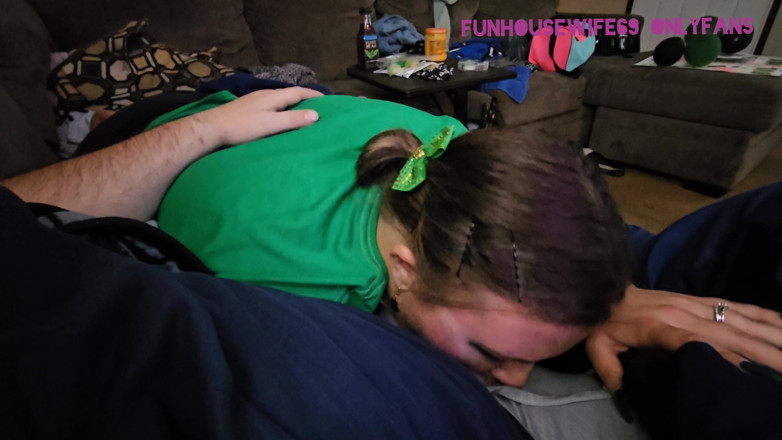 Funhousewife69: All in Green with Pigtails but Was Hungry so He...