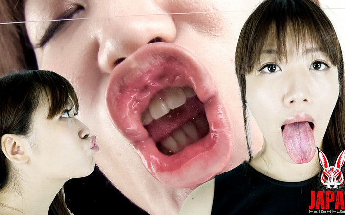 Japan Fetish Fusion: Smooch de pantalla de Kazune: un encuentro digital goteando