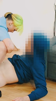 Policewoman Overwhelms Him Again
