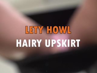 Lety Howl: Hairy under skirt Lety Howl