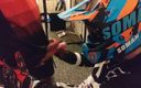 Sneakersmax98: Motocross Guy Jerks off After Sex to His Partner