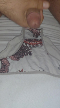 I Ejaculate Into the Panties My Wife Is Going to Wear While She Is in the Bathroom.
