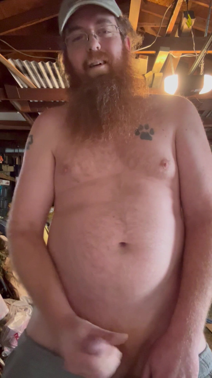 Big Baz: Redneck jerk och sperma i Garage