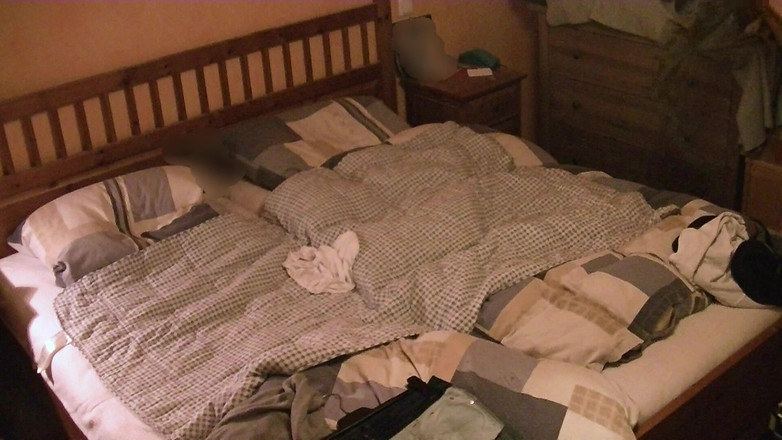 Mark Hannes: Mutandine a letto (da una vecchia matrigna di 52 anni) Masturbazione della...