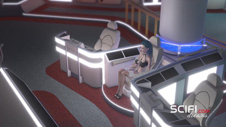 3dxpassion: Sci-Fi walls. Sex cyborg and beautiful girl in the planet...