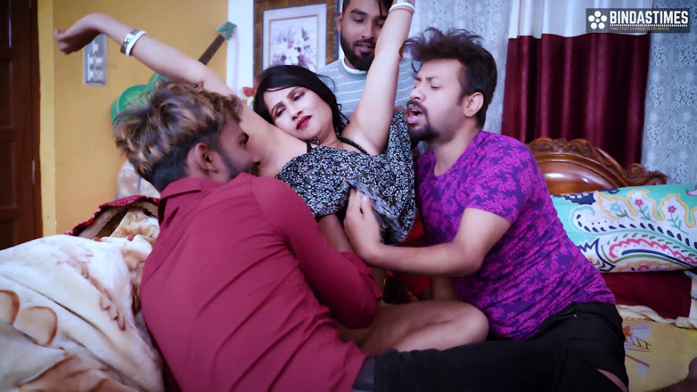 Biind as times: Desi Boyfriend Shares His Girlfriend with his three friends and...