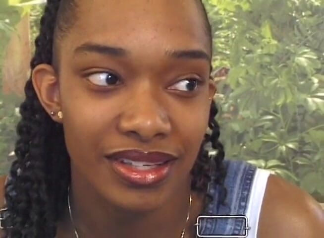 Black Jass: Gorgeous ebony teen pussy licked and fucked at sex audition