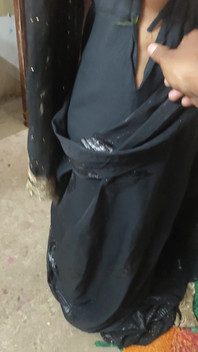 Desi Bhabhi and Black Saree