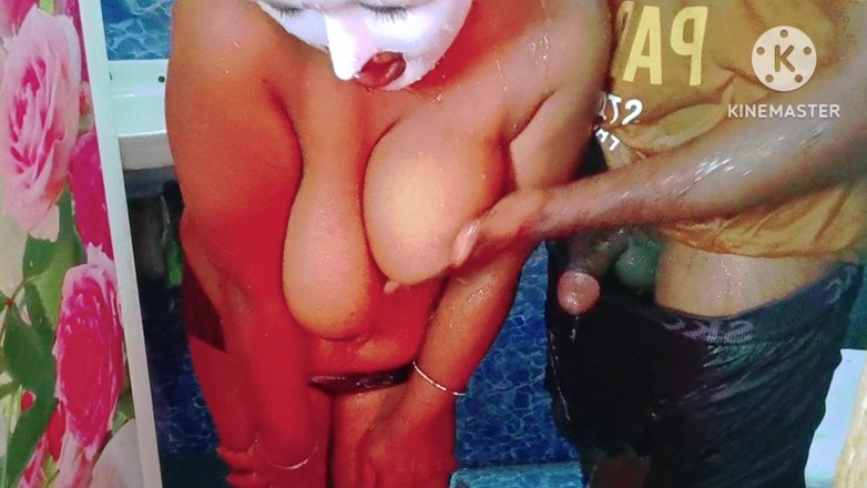 Sweethoneybgl: Sexy Huge Boobs Desi Girl Gave a Hot Blowjob for...
