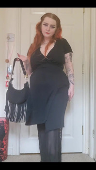 Serving You Morticia Addams Vibes