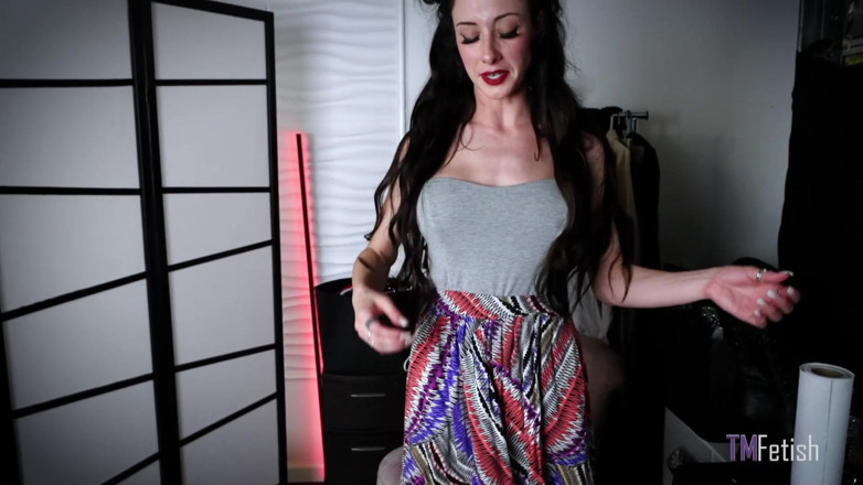 TMFetish: Naughty Brunette Amma Rio Pleases Her Body Solo on Cam
