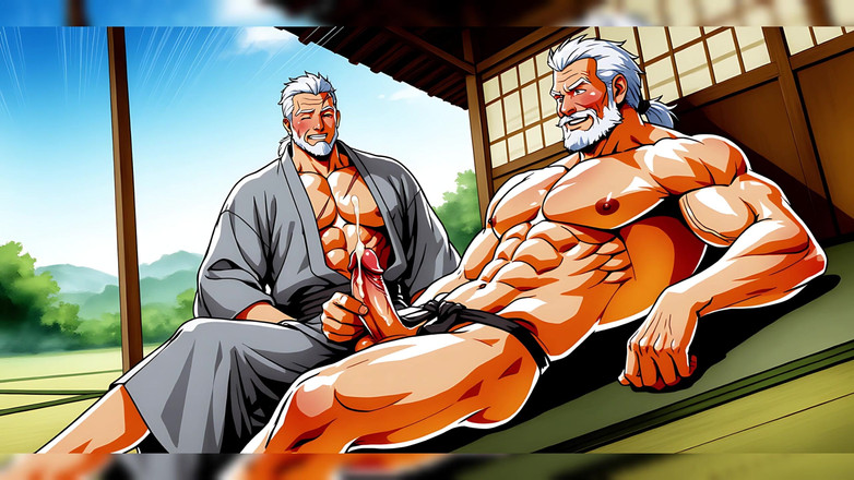 Erotic Man: Майстри бойових мистецтв Dojo дрочать