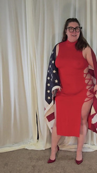 Tall Thick BBW Tries on World Cup Outfits