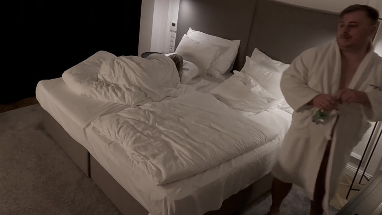 DedeDeville: Horny Gorgeous Young Woman Fucks Her Stepfather in a Hotel...