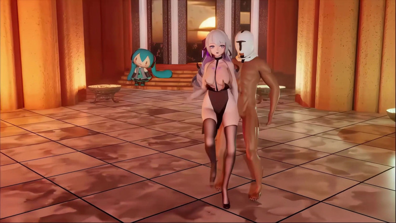 MikuMotion: [mmd] arrogant dans abrakadabra analsex mjölkkedja svart sidendans slap