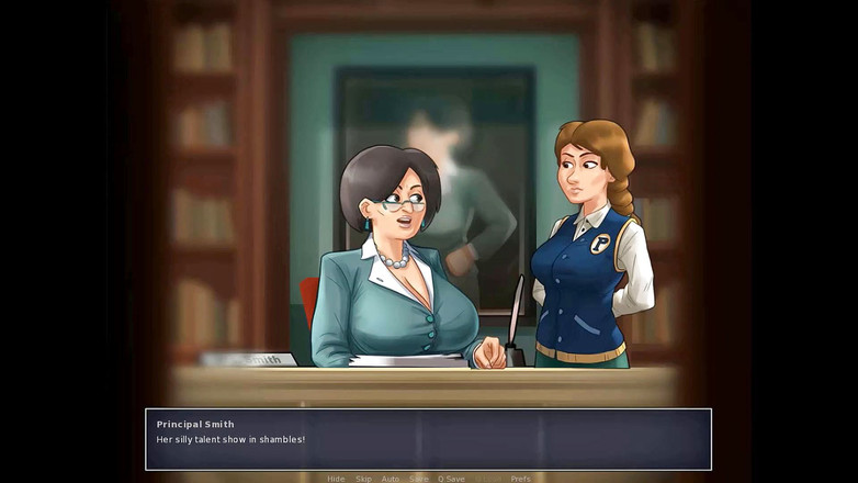 Cartoon Play: Summertime Saga part 208 - menjilat pepek pengetua