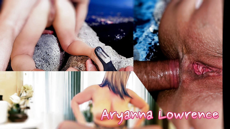 Aryanna_Lowrence: 在女仆的丝质屁股上射精