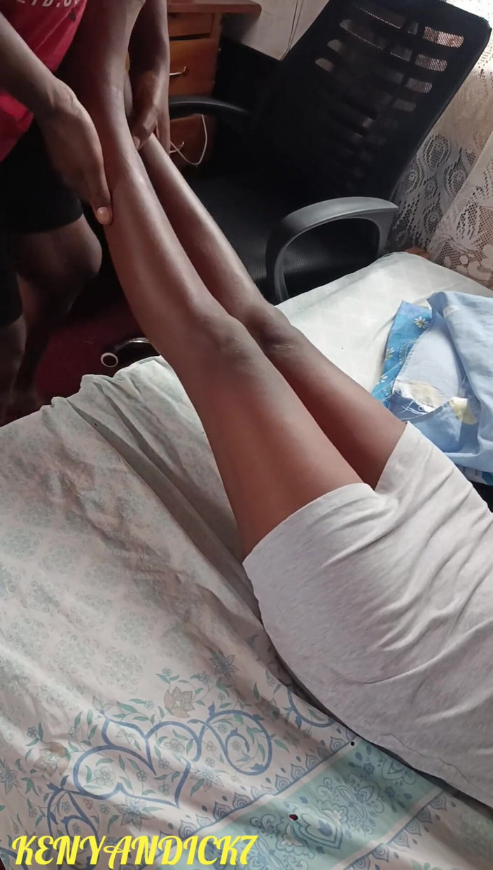 Kenyan Dick: Morning Glory Fucking Petite Chocolate Lady with Hairy Pussy as...
