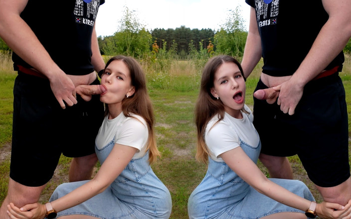 Dvabitch: Ik hou van pik zuigen buitenshuis het is leuker om...