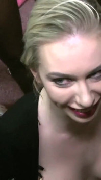 Sexy Blonde Grace Get More Bukkake Facials