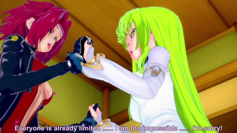 Wraith ward: CC and Kallen have fun with Lelouch : Code Geass Parody