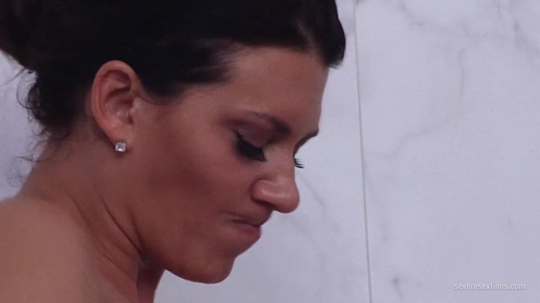 Severe Sex Films: Strapon shower domination