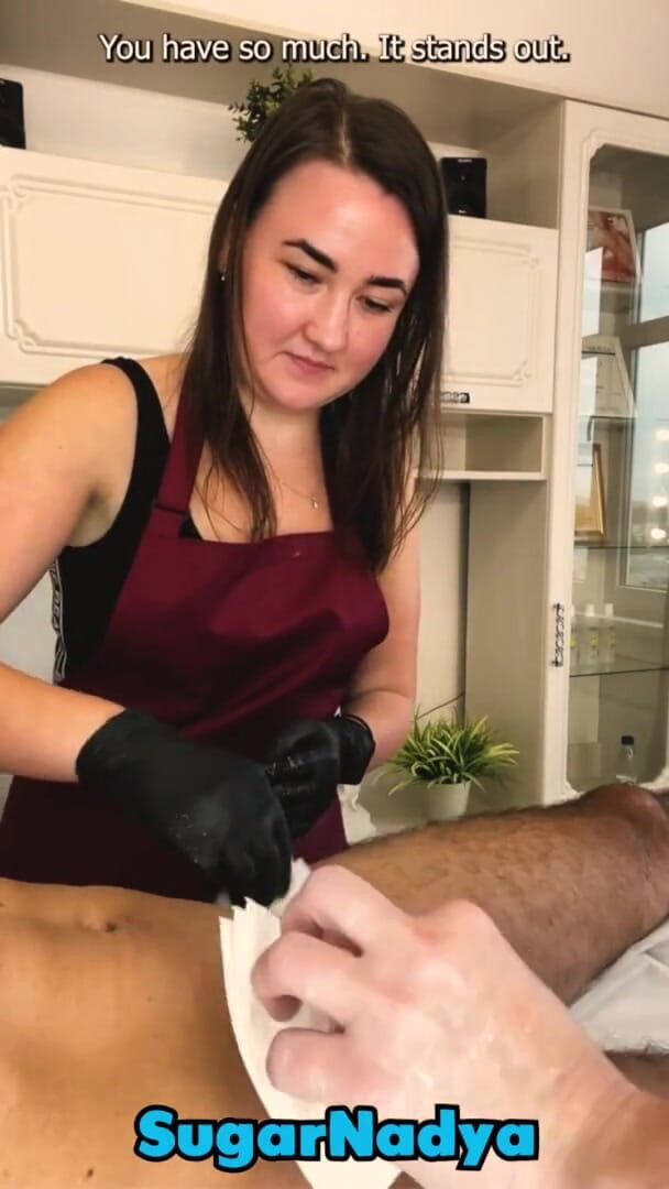 SugarNadya: Während des Lernens mit sugarnadya ejakulierte der Klient mächtig ejakuliert,...