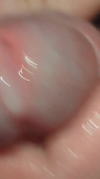 Closeup Hole Leaking and Swallowing Cum Dressed in Lingerie Stocking Filling Cup and Swallowing Own Sperm Wanking Uncut