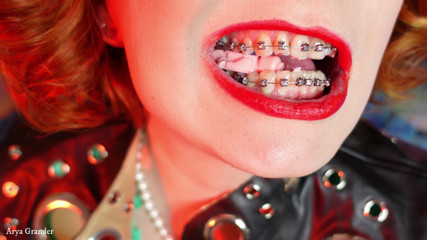 Arya Grander: Eating chocolate things... giantess fun! SFW