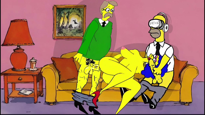 Octopussy Lovers Club: Sąsiadka pieprzy zamężną gospodynię domowa, podczas gdy jej mąż ogląda...