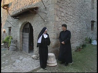 Shemale World: A dirty nun involved in an orgy with a shemale