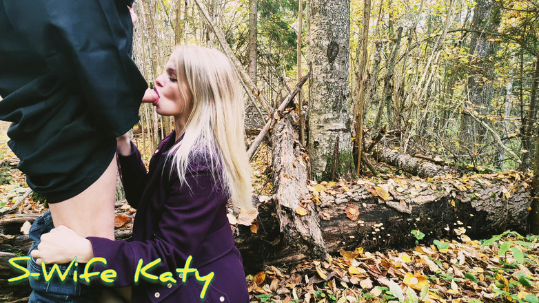S-Wife Katy: В Мистическом Лесу На Хеллоуин Призрак Трахает Меня В Анал И Кончает На Лицо Мистической Спермой