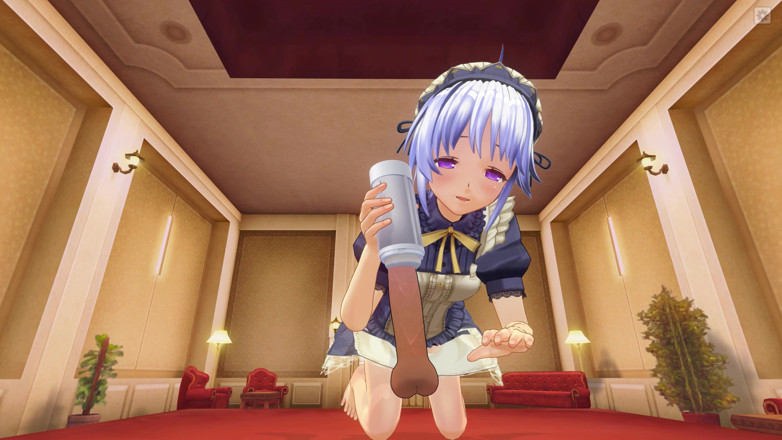 H3DC: 3D HENTAI Maid masturbates her dick with fake pussy