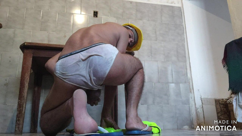 Stink HairyMale: पेशाब का मजा शौकिया