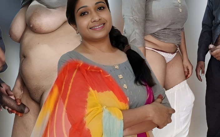 Yourdidipriya: 萨尔瓦的性感人妻在德西后入式与年轻男孩性交