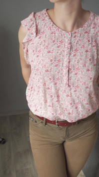 Naughty Colleague Showing off Wedgie Pussy