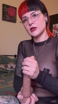 Cum-eating JOI: Stroke, Beg, Swallow for Mommy Ruby