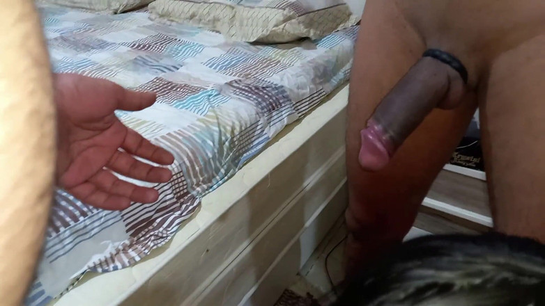 Girlnona: Můj manžel mi pomáhá deepthroat velké černé péro sání koulí Deep...