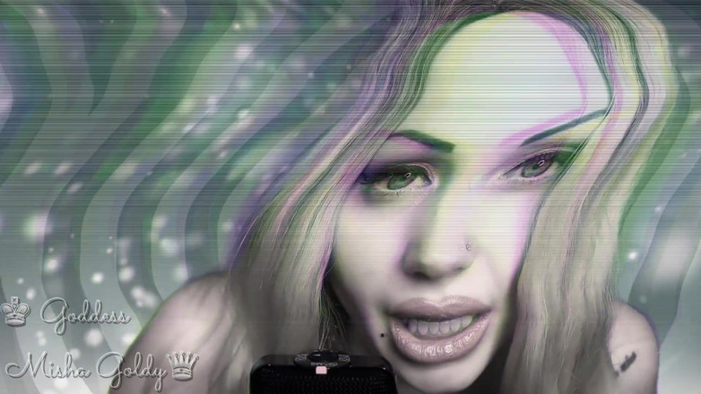 Goddess Misha Goldy: Fascinantul 3Dio ASMR! Poți simți o putere puternică aici! Îți voi intra în...