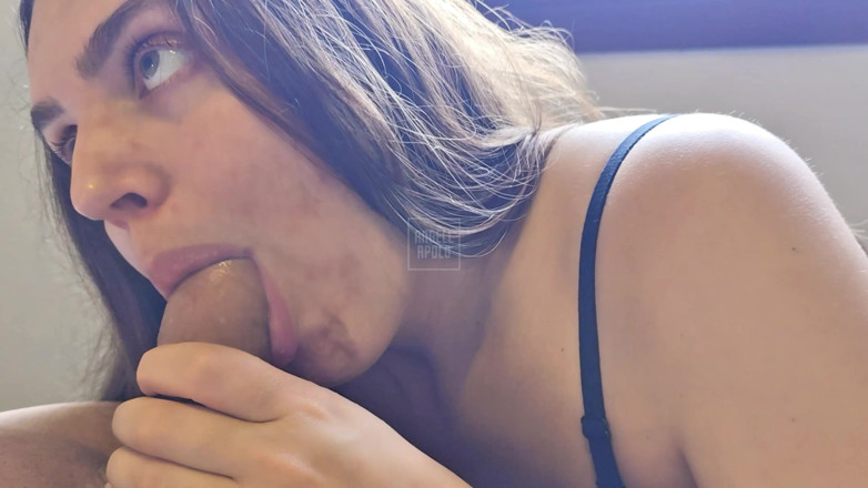 Angell Apolo: Naughty Neighbor Loves Sucking a Cock and Drinking Milk