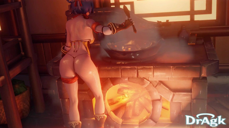 DrAgk: Timeskip Xiangling Gets Fucked in Her Own Kitchen Genshin Impact 3D...