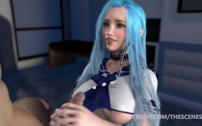 The Scenes: 3D Porn Sailor Anime Hentai Handjob